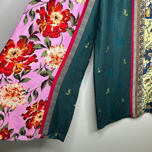 Anthropologie Silky Floral Somerset Pull-On Pants Size small - Picture 6 of 9